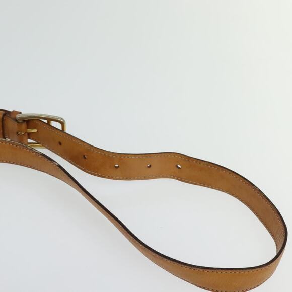 CELINE Macadam Canvas Circle Shoulder Bag Pvc Leather Brown Gold - Picture 8 of 13